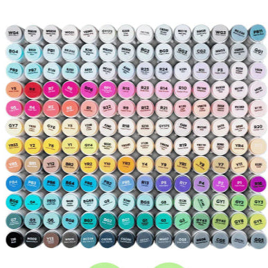 Ohuhu Honolulu 168 Colors Dual Tips Alcohol Art Markers
