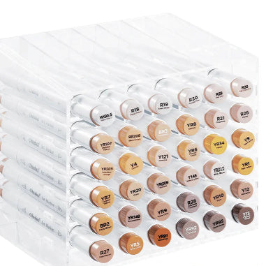 Ohuhu Honolulu 36 Skin Tone Colors Dual Tips Portrait Alcohol Art Markers